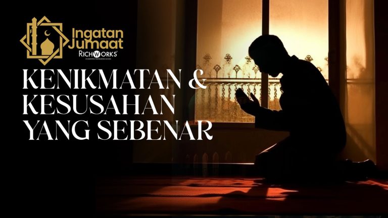 KENIKMATAN DAN KESUSAHAN YANG SEBENAR